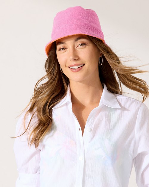 Reversible Terry Bucket Hat