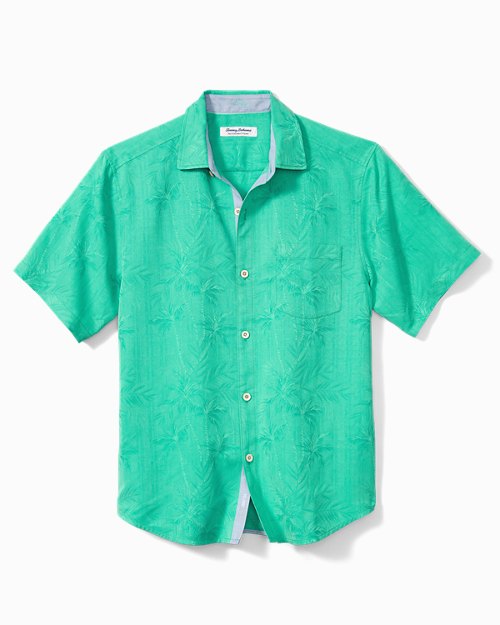 Big and Tall Coconut Point Palm Vista IslandZone Camp Shirt