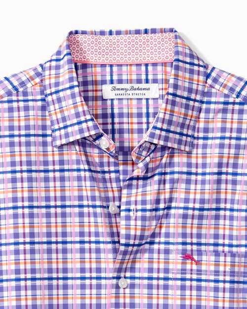 Big and Tall Sarasota Stretch Fenway Check IslandZone Shirt