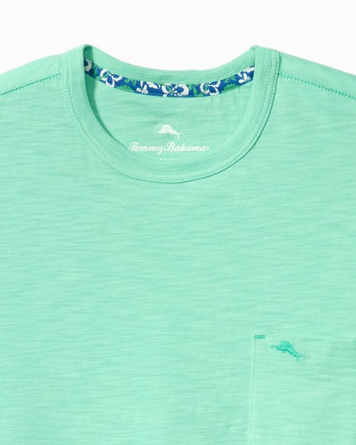 Big and Tall Bali Beach Crew T-Shirt