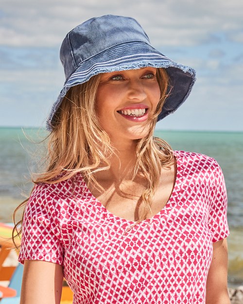 Womens Cotton Bucket Hat