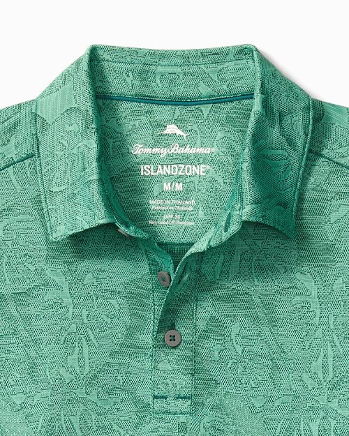 Big and Tall Palm Coast Tropic Fade IslandZone Polo
