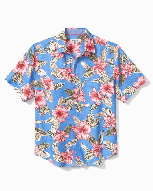 Big and Tall Coconut Point Hibiscus Cay IslandZone Camp Shirt