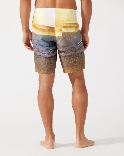 Big and Tall Artist Series 23 Molokai Sunset Break Board Shorts