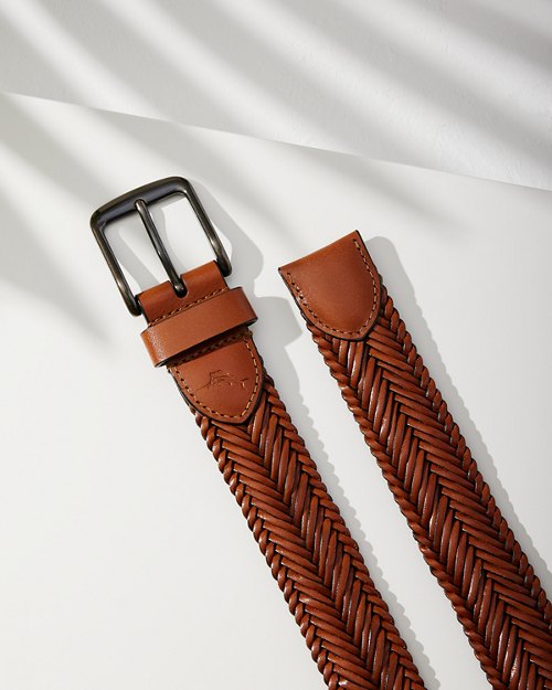 Big and Tall Fishtail Braid Belt