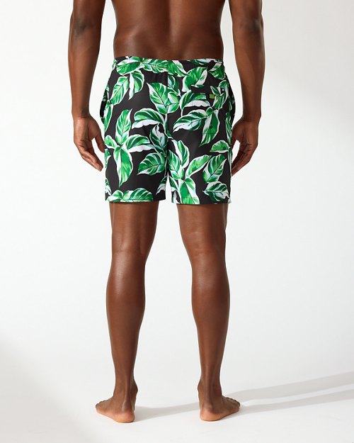 Naples Harbor Leaves 6-Inch Swim Trunks
