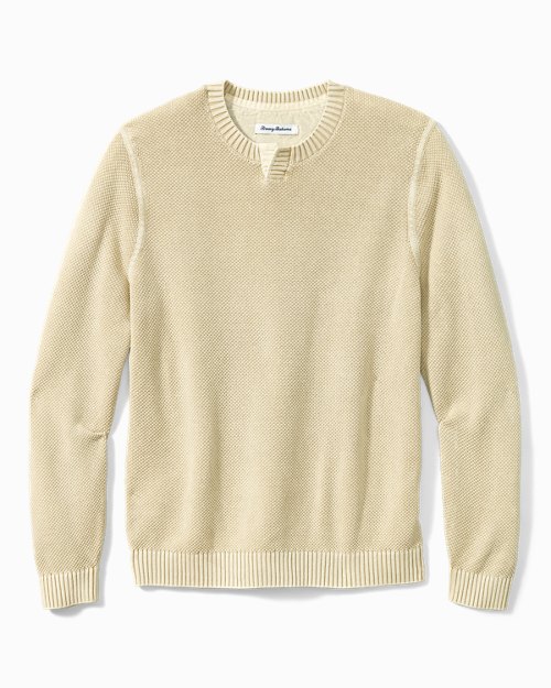 Big and Tall Saltwater Cove Abaco CottonSweater