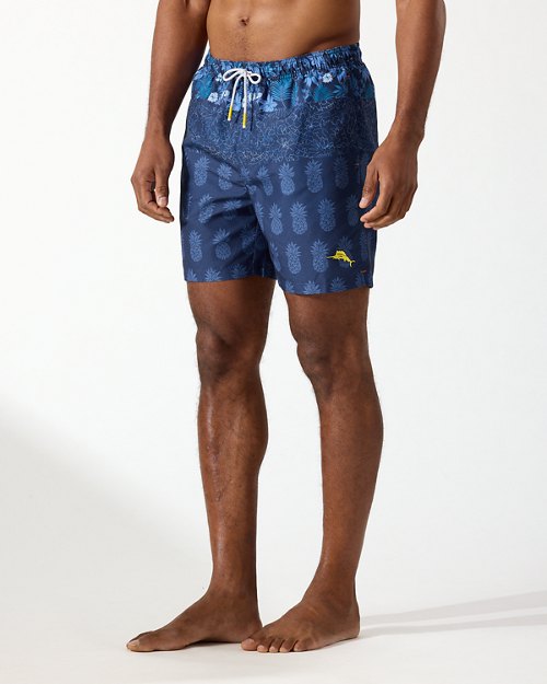 Naples Pia Collage 6-Inch Swim Trunks