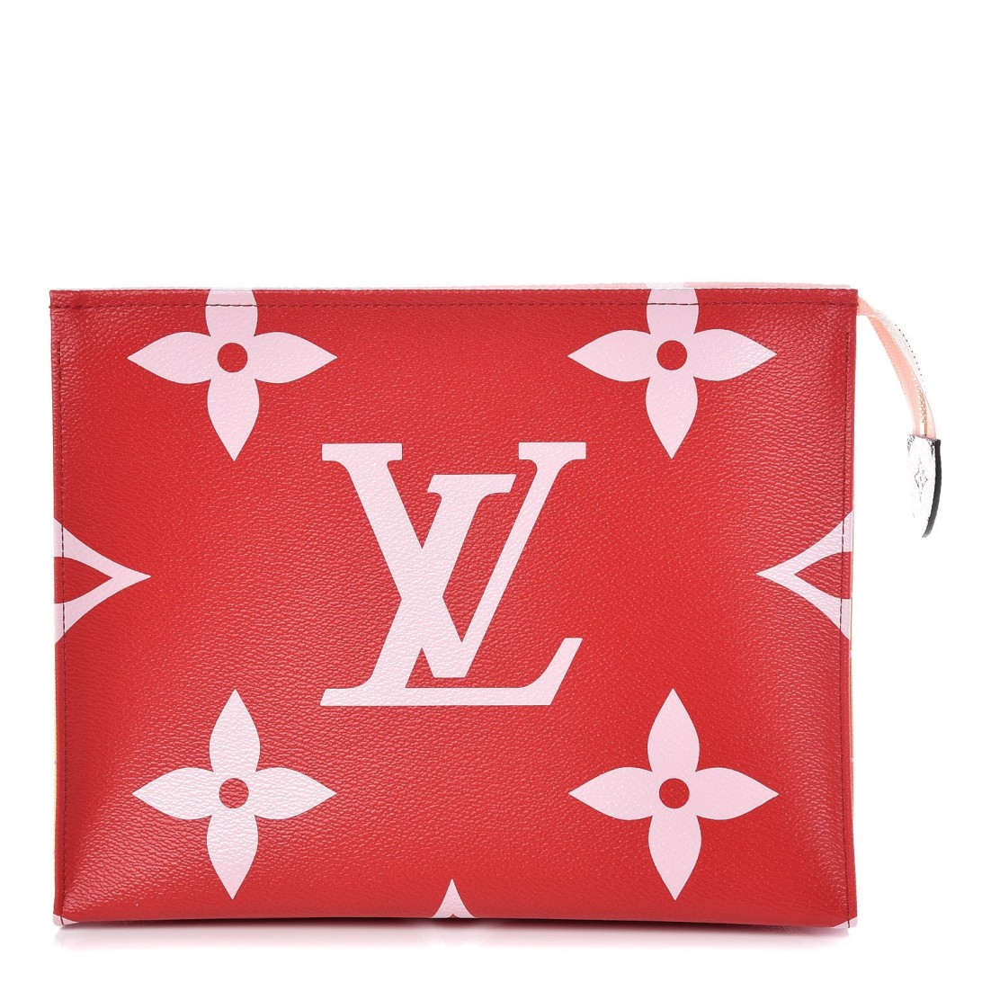 Louis Vuitton Monogram Giant Toiletry Pouch 26 Rouge