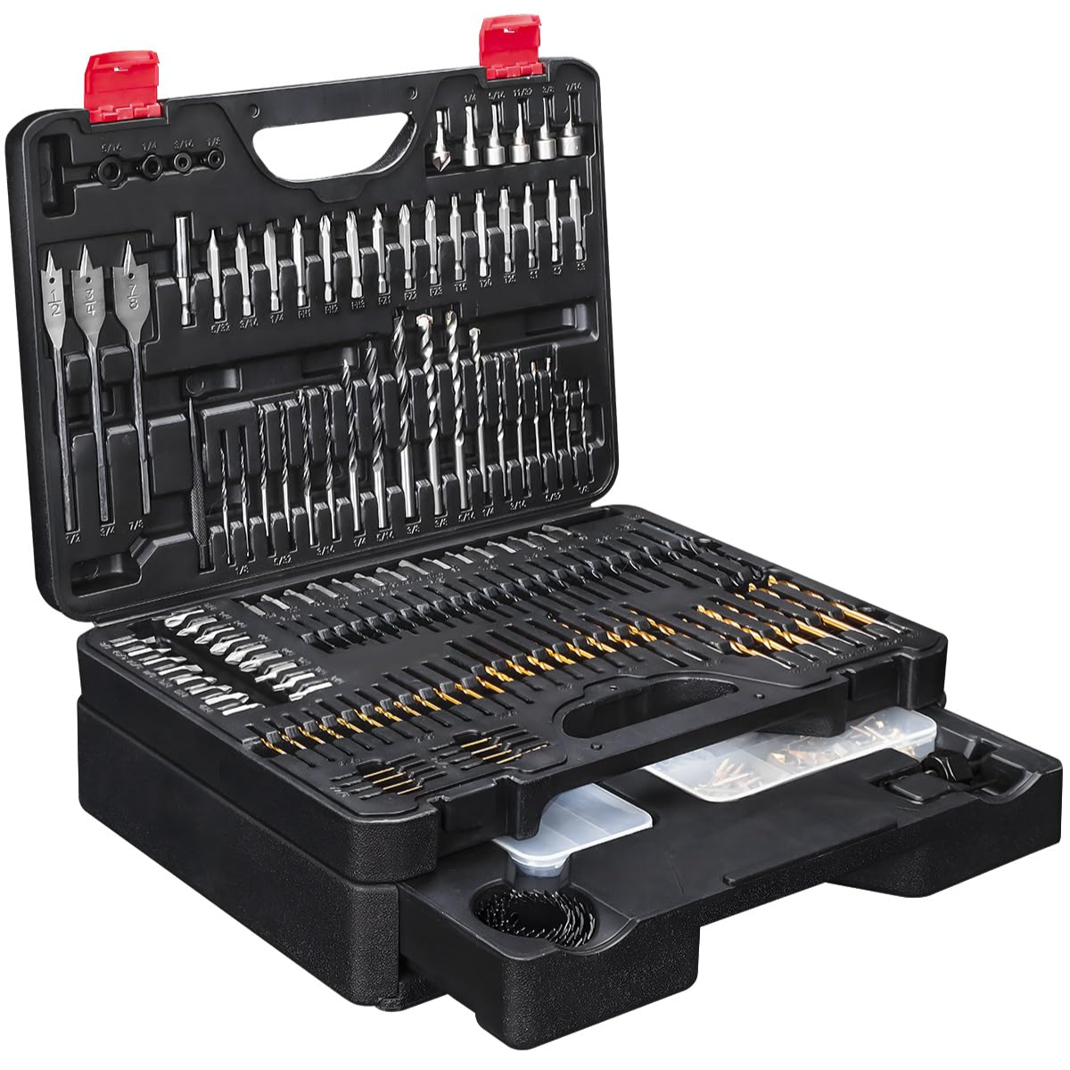 KingTool 400-Piece Drill & Driver Bit Set with Storage Drawer – All-in-One Bit Kit for Wood, Metal, Masonry & DIY Projects