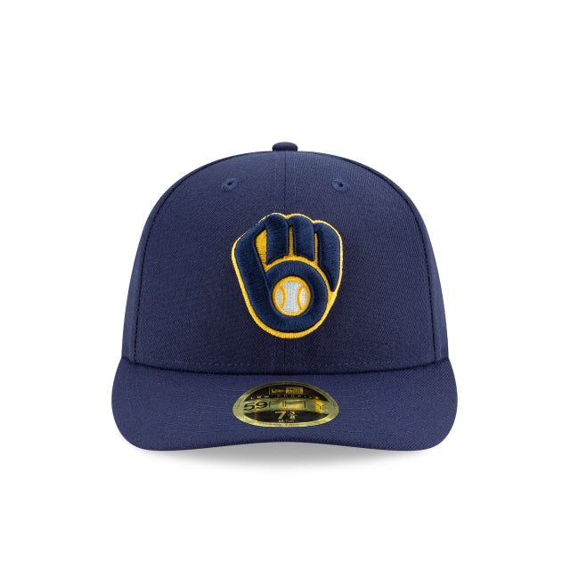 Milwaukee Brewers Authentic Collection Low Profile 59FIFTY Fitted