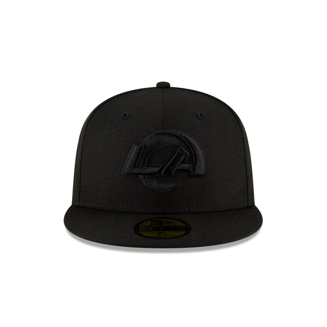 Los Angeles Rams Black On Black 59FIFTY Fitted