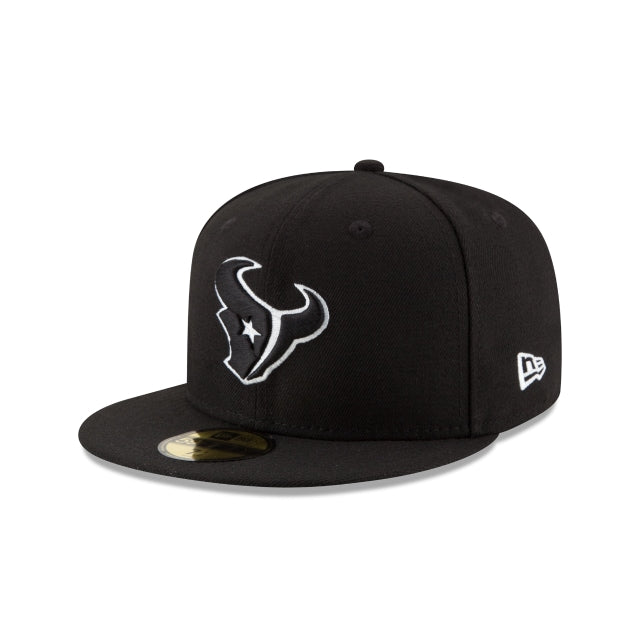 Houston Texans Black \u0026 White 59FIFTY Fitted
