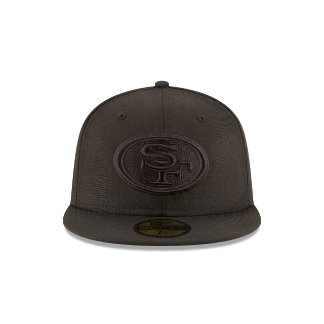 San Francisco 49ers Black On Black 59FIFTY Fitted