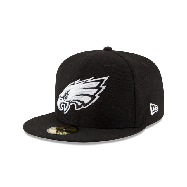 Philadelphia Eagles Black \u0026 White 59FIFTY Fitted