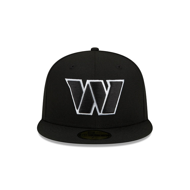 Washington Commanders Black and White 59FIFTY Fitted
