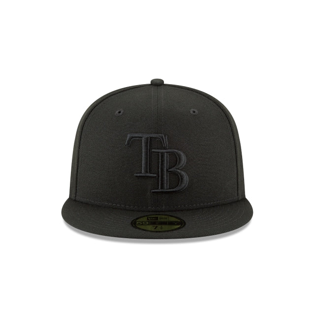 Tampa Bay Rays Blackout Basic 59FIFTY Fitted