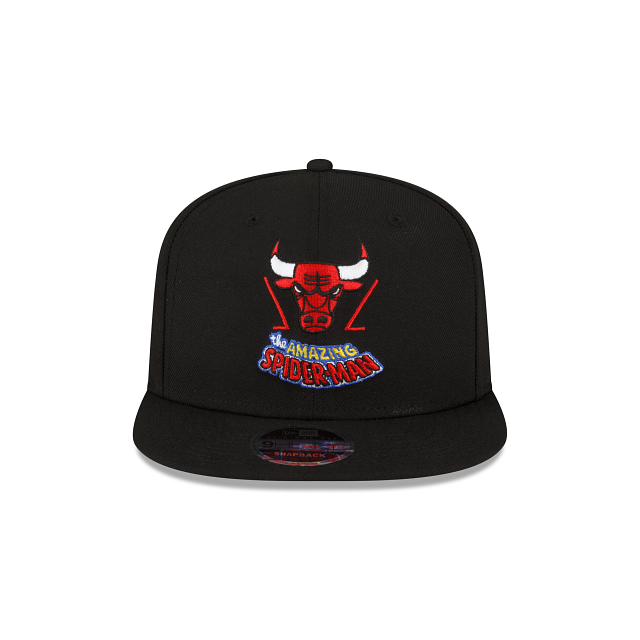Marvel X Chicago Bulls Black 9FIFTY Snapback