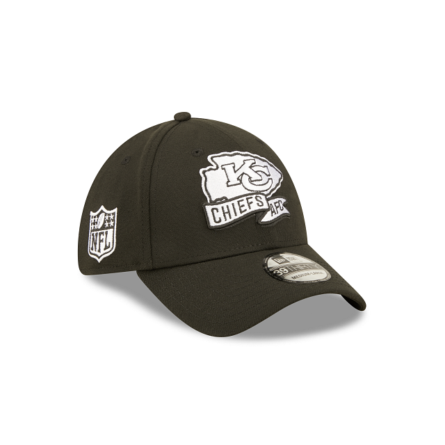 Kansas City Chiefs 2022 Sideline Black 39THIRTY Stretch Fit