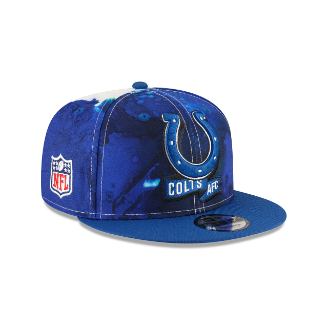 Indianapolis Colts 2022 Sideline Ink Dye 9FIFTY Snapback