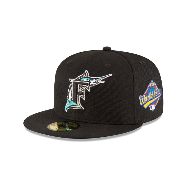 Florida Marlins World Series Black Wool 59FIFTY Fitted