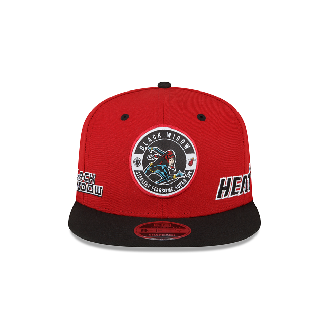 Marvel X Miami Heat Red 9FIFTY Snapback