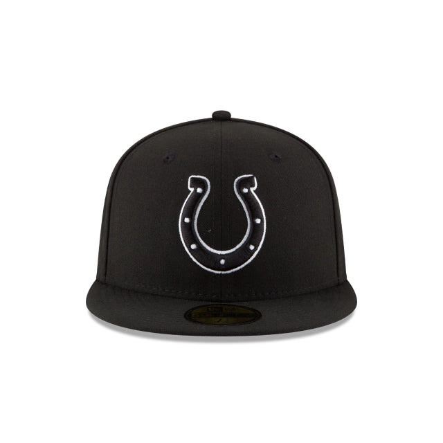 Indianapolis Colts Black \u0026 White 59FIFTY Fitted