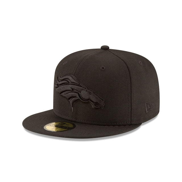 Denver Broncos Black On Black 59FIFTY Fitted