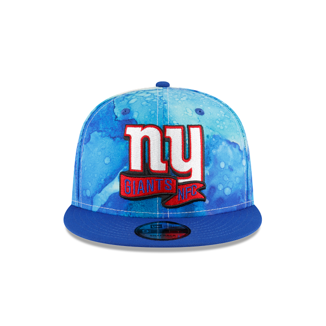 New York Giants 2022 Sideline Ink Dye 9FIFTY Snapback