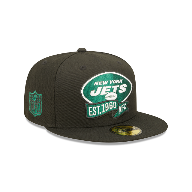New York Jets 2022 Sideline Black 59FIFTY Fitted