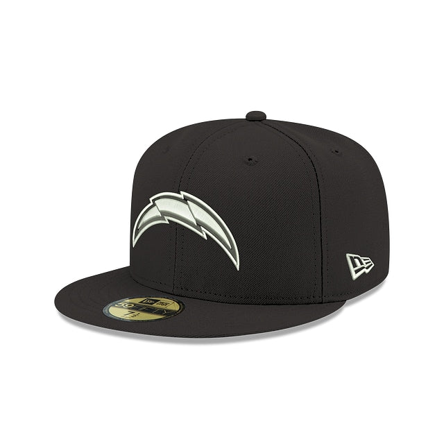 Los Angeles Chargers Black 59FIFTY Fitted