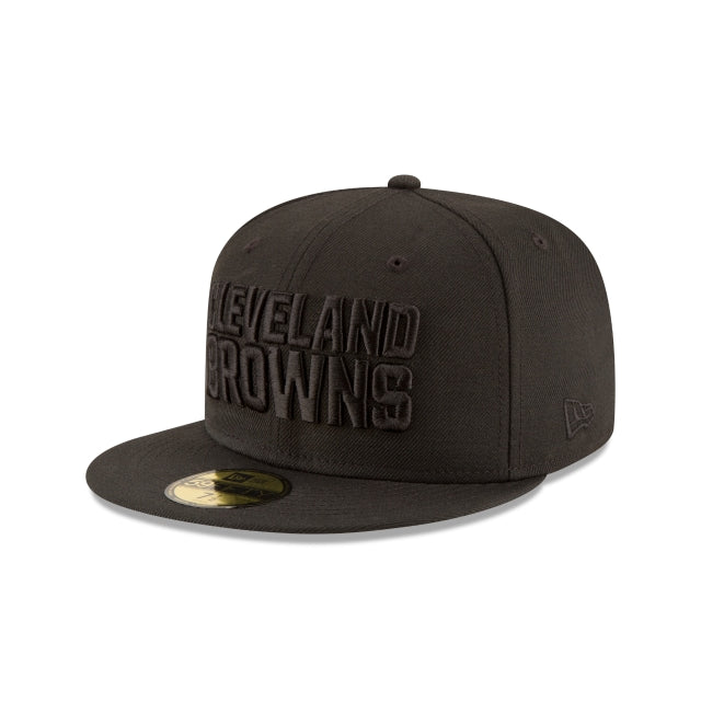 Cleveland Browns Black On Black 59FIFTY Fitted