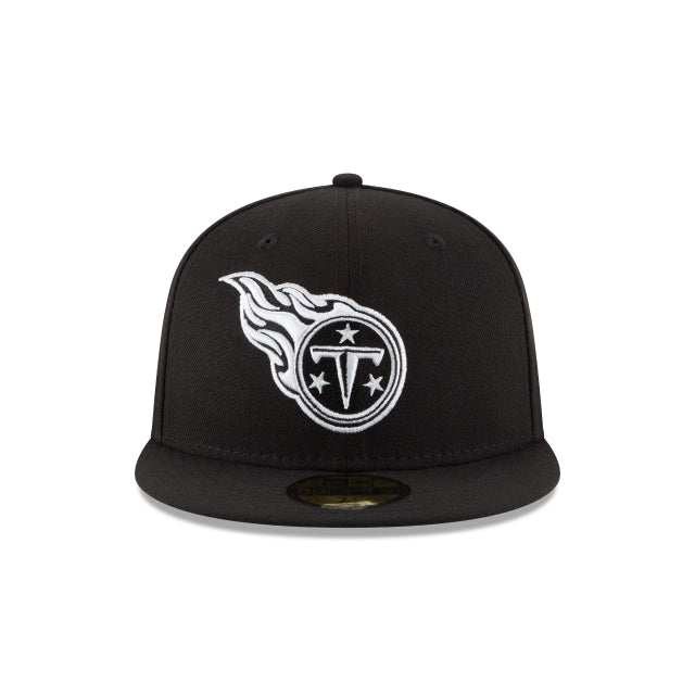 Tenesse Titans Black \u0026 White 59FIFTY Fitted
