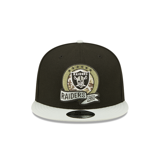 Las Vegas Raiders 2022 Salute to Service 9FIFTY Snapback