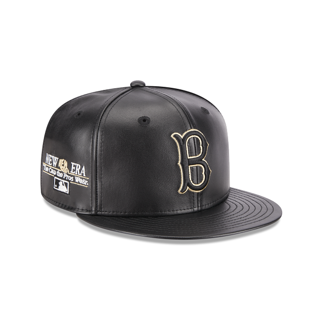Boston Red Sox Leather 59FIFTY Fitted