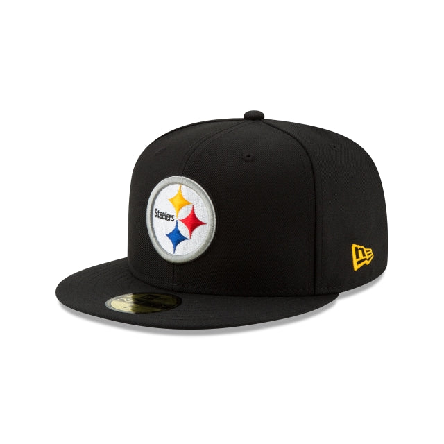 Pittsburgh Steelers Black 59FIFTY Fitted