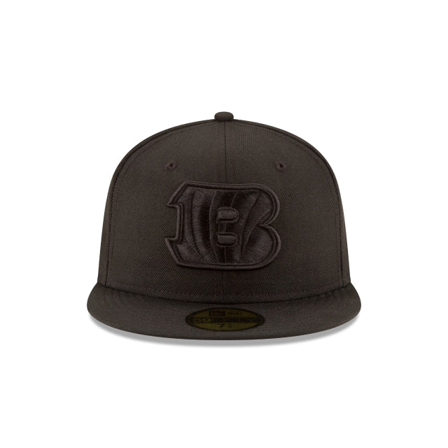 Cincinnati Bengals Black On Black 59FIFTY Fitted