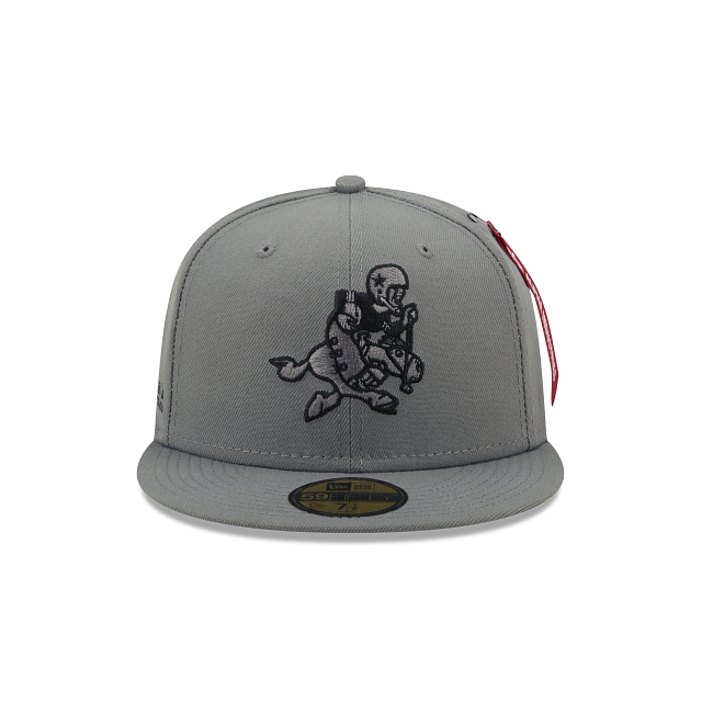 Alpha Industries X Dallas Cowboys Gray 59FIFTY Fitted