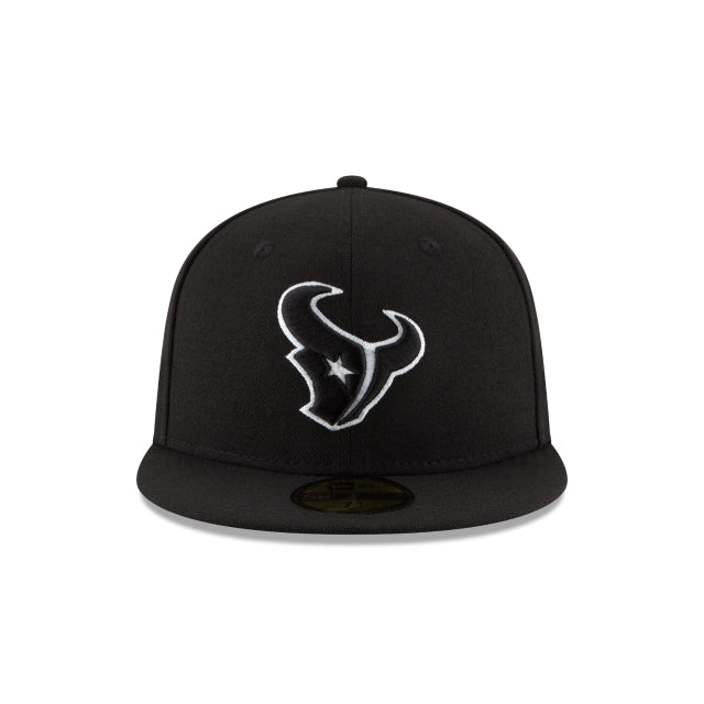 Houston Texans Black \u0026 White 59FIFTY Fitted