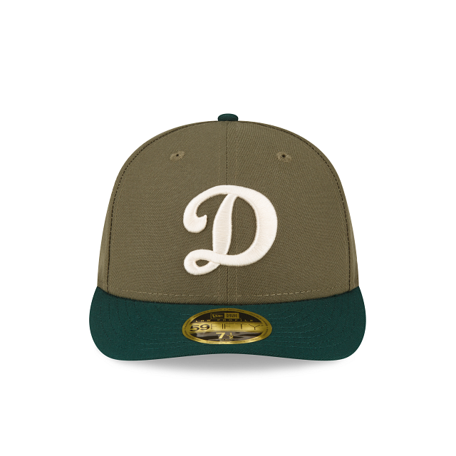 Los Angeles Dodgers Olive Low Profile 59FIFTY Fitted