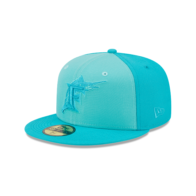 Miami Marlins Tri-Tone Team 59FIFTY Fitted