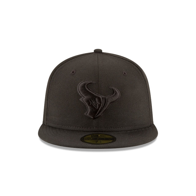 Houston Texans Black On Black 59FIFTY Fitted