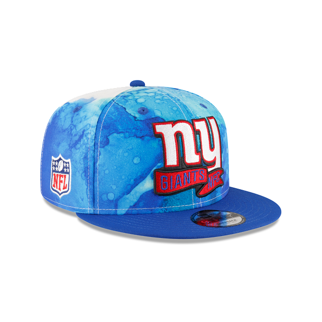 New York Giants 2022 Sideline Ink Dye 9FIFTY Snapback