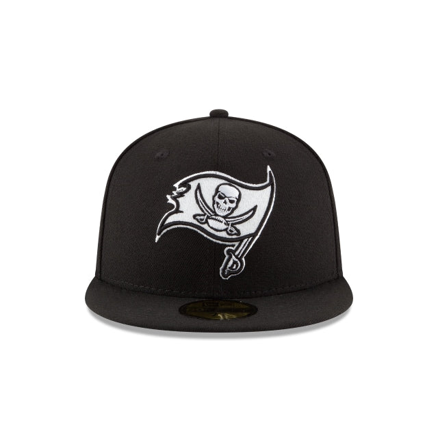 Tampa Bay Buccaneers Black \u0026 White 59FIFTY Fitted