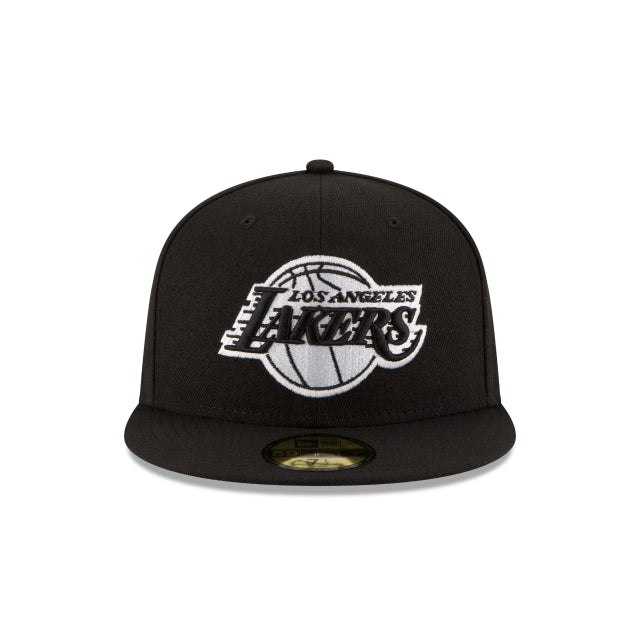 Los Angeles Lakers Black \u0026 White 59FIFTY Fitted