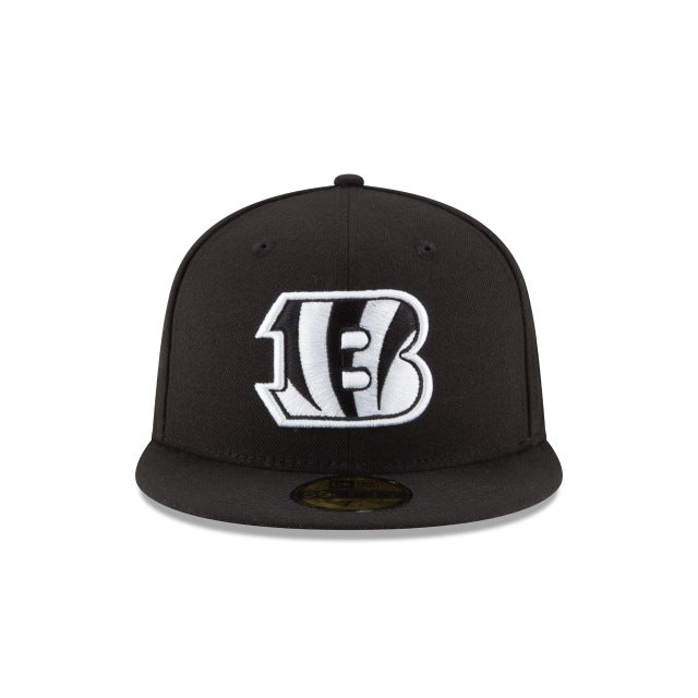 Cincinnati Bengals Black \u0026 White 59FIFTY Fitted