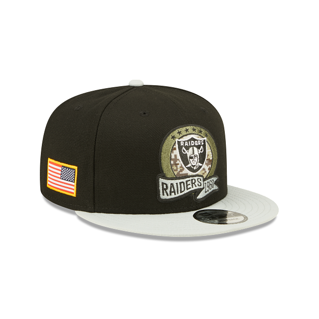 Las Vegas Raiders 2022 Salute to Service 9FIFTY Snapback