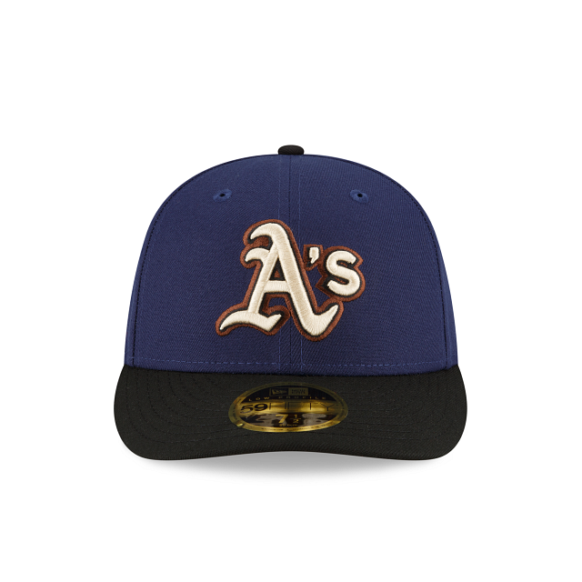 Oakland Athletics Navy Low Profile 59FIFTY Fitted