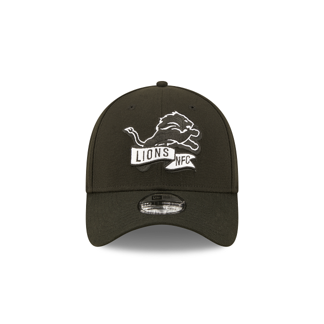 Detroit Lions 2022 Sideline Black 39THIRTY Stretch Fit