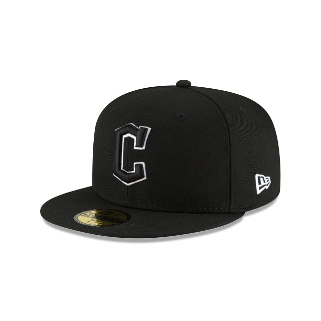 Cleveland Guardians Basic Black and White 59FIFTY Fitted
